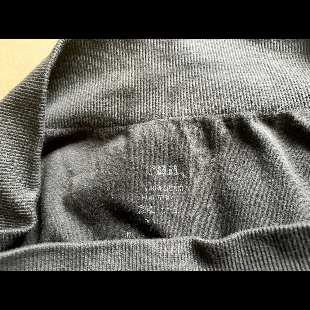 M.Rena 2 pairs. Full Length Seamless Skirted Leggings. Dark grey & black. - Picture 7 of 10